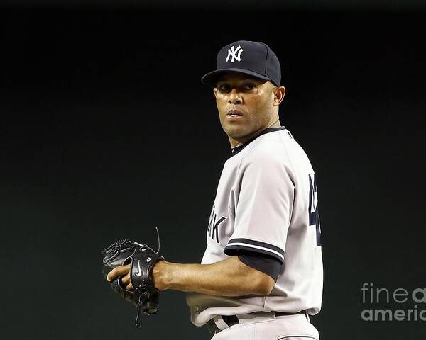 American League Baseball Poster featuring the photograph Mariano Rivera by Christian Petersen
