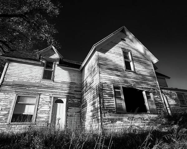 Haunted House Poster featuring the photograph May 2022 Haunted House 1 by Alain Zarinelli