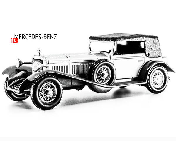 1928 Poster featuring the photograph Mercedes-Benz SS Coupe 1928 by Viktor Wallon-Hars