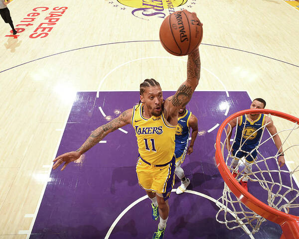 Michael Beasley Poster featuring the photograph Michael Beasley by Andrew D. Bernstein