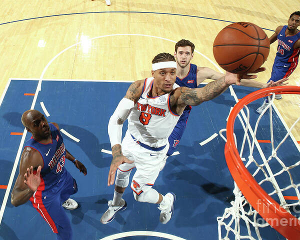 Michael Beasley Poster featuring the photograph Michael Beasley by Nathaniel S. Butler