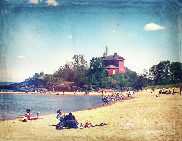 Michigan Beach Poster featuring the photograph Michigan Beach by Phil Perkins
