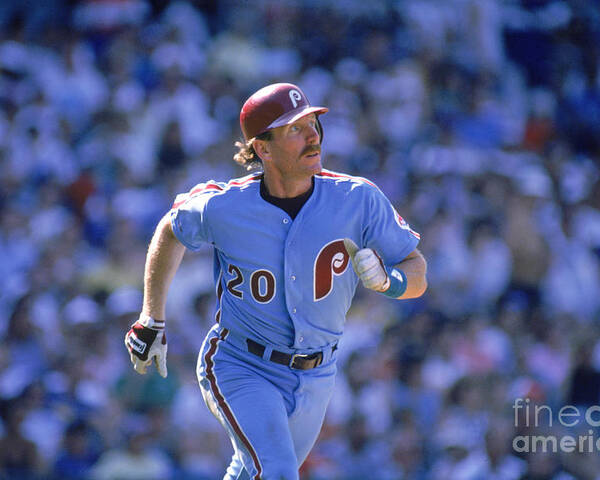 1980-1989 Poster featuring the photograph Mike Schmidt by John Williamson