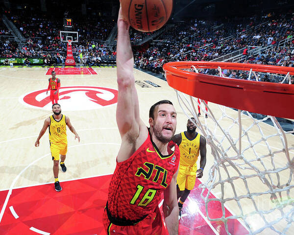 Atlanta Poster featuring the photograph Miles Plumlee by Scott Cunningham