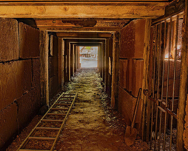  Poster featuring the photograph Mine Shaft by Al Judge