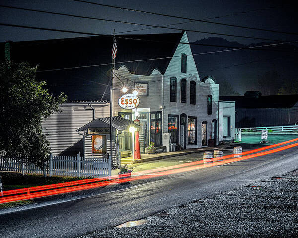 Original Poster featuring the photograph Original Mast General Store, Valle Crucis, NC by WAZgriffin Digital