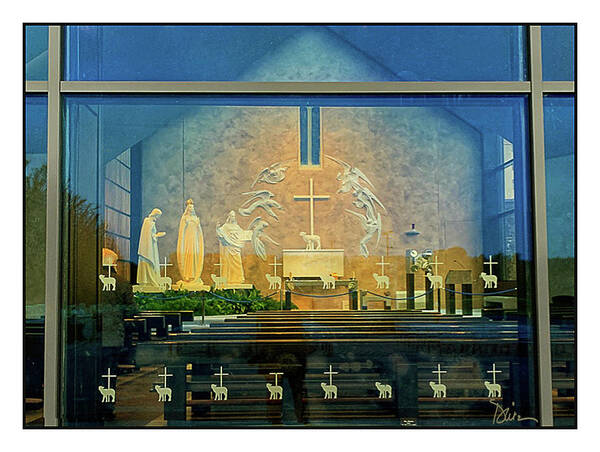 Shrine Poster featuring the photograph Our Lady of Knock Shrine-Ireland by Peggy Dietz
