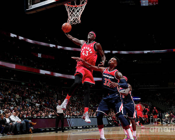 Download Pascal Siakam Dunking Vs Wizards Wallpaper