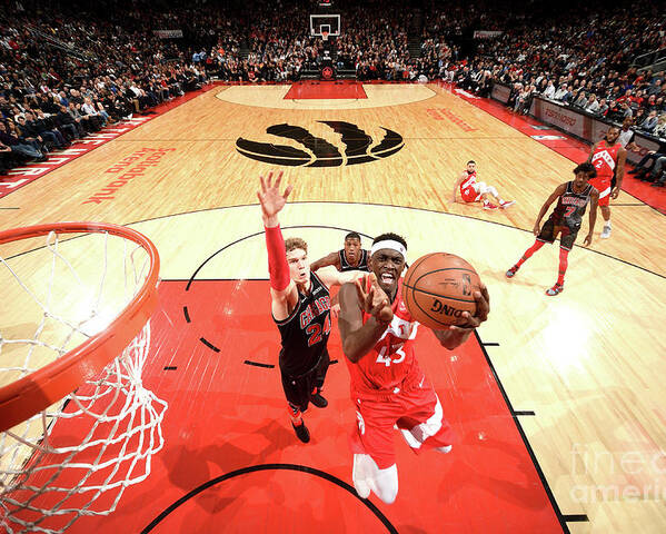 Nba Pro Basketball Poster featuring the photograph Pascal Siakam by Ron Turenne