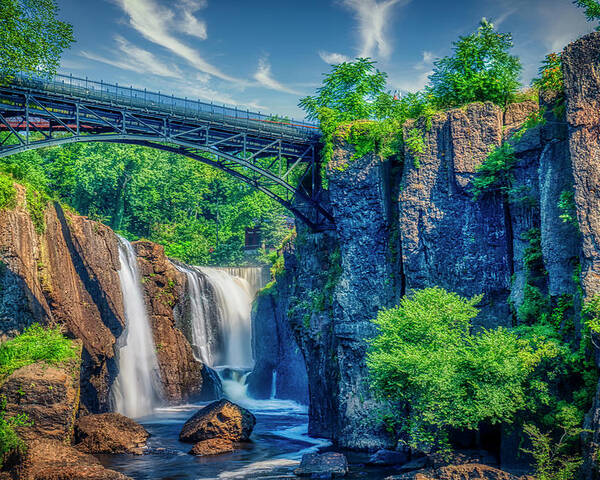 Great Falls Poster featuring the photograph Paterson Great Falls by Penny Polakoff