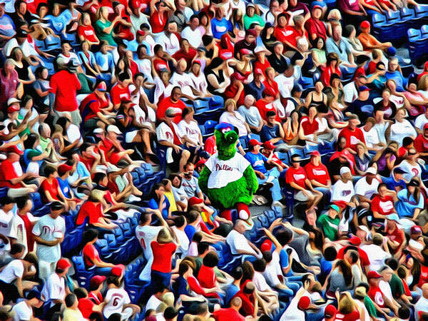 Alicegipsonphotographs Poster featuring the photograph Phanatic In The Crowd by Alice Gipson