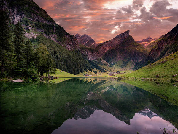 Appenzell Poster featuring the photograph SeeAlpSee by Serge Ramelli