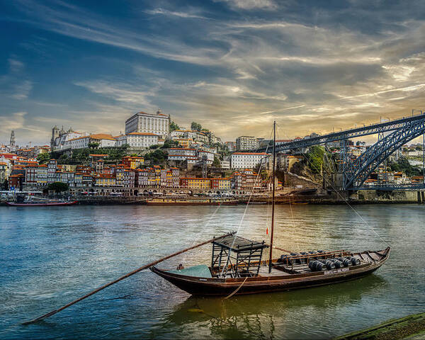 Porto Poster featuring the photograph Shipping the Porto wine dos Malvedos by Micah Offman