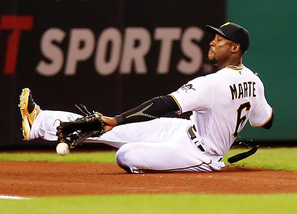 People Poster featuring the photograph Starling Marte by Jared Wickerham