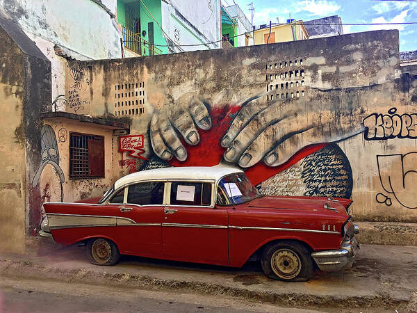 Cuba Poster featuring the photograph Out of Order by Kerry Obrist