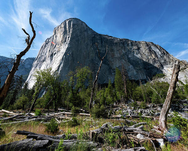 El Capitan Poster featuring the photograph The Gravity of El Cap by Kevin Suttlehan