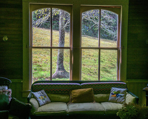 Parlor Poster featuring the photograph The Parlor Window by WAZgriffin Digital