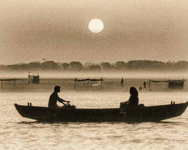Photography Poster featuring the photograph Varanasi Boat Ride by Craig Boehman