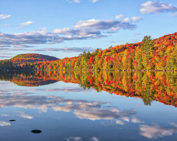 Ricker Pond State Park Poster featuring the photograph Vermont Ricker Pond State Park by Juergen Roth