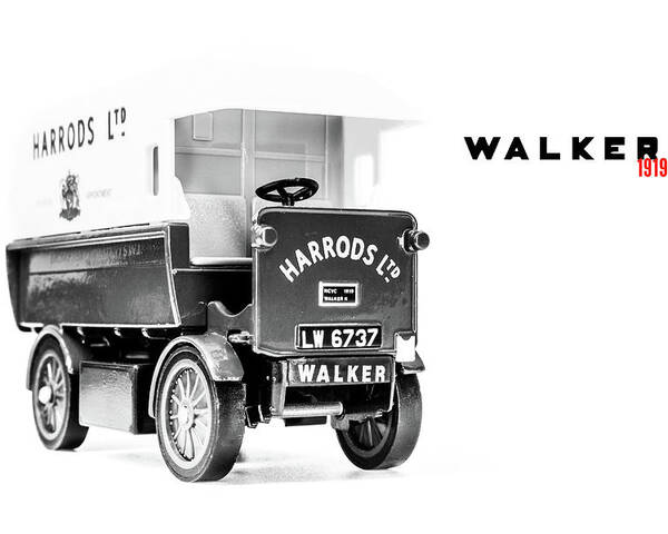 Walker Van Poster featuring the photograph Walker Electric Van 1919 by Viktor Wallon-Hars