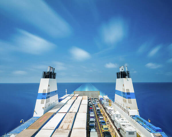 Aboard Poster featuring the photograph Welcome on board by Mirko Chessari