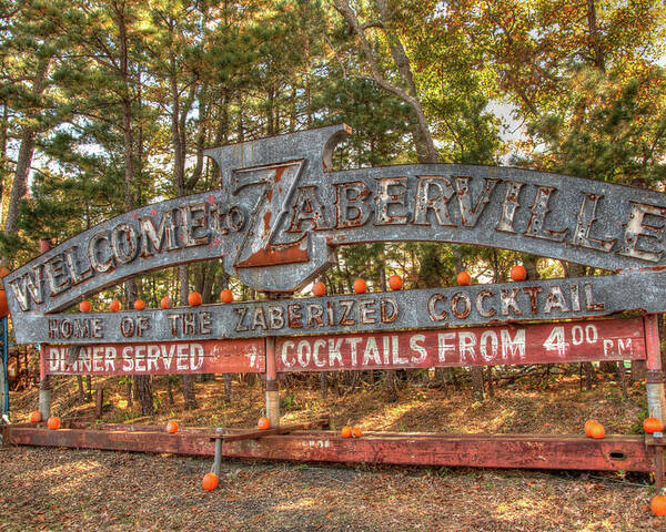 Restaurant Poster featuring the photograph Welcome To Zaberville by Kristia Adams
