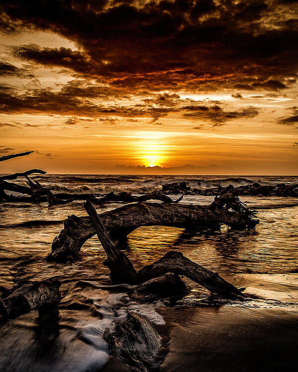 Jekyll Island Poster featuring the photograph Dawn's First Light #1 by Kevin Senter