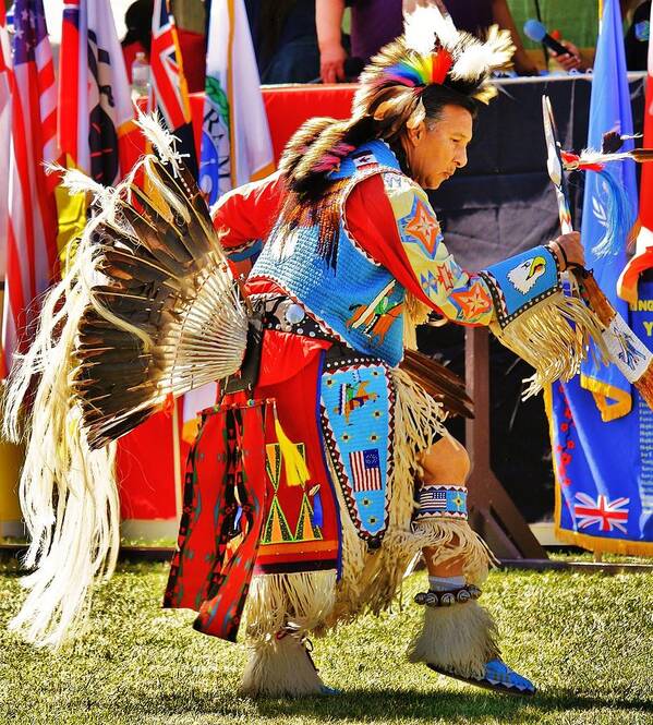 Natives Poster featuring the photograph Pow wow by Al Fritz