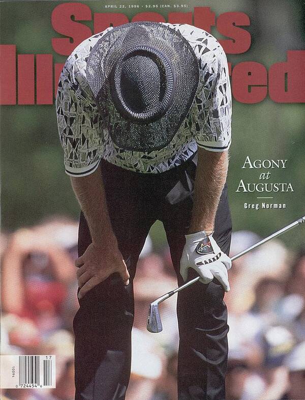 Magazine Cover Poster featuring the photograph Greg Norman, 1996 Masters Sports Illustrated Cover by Sports Illustrated
