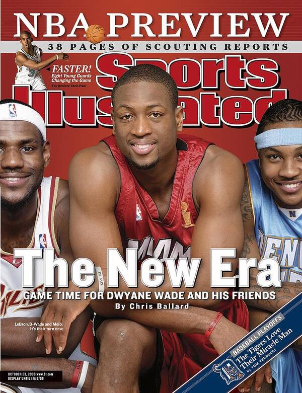 Magazine Cover Poster featuring the photograph Miami Heat Dwyane Wade Sports Illustrated Cover by Sports Illustrated