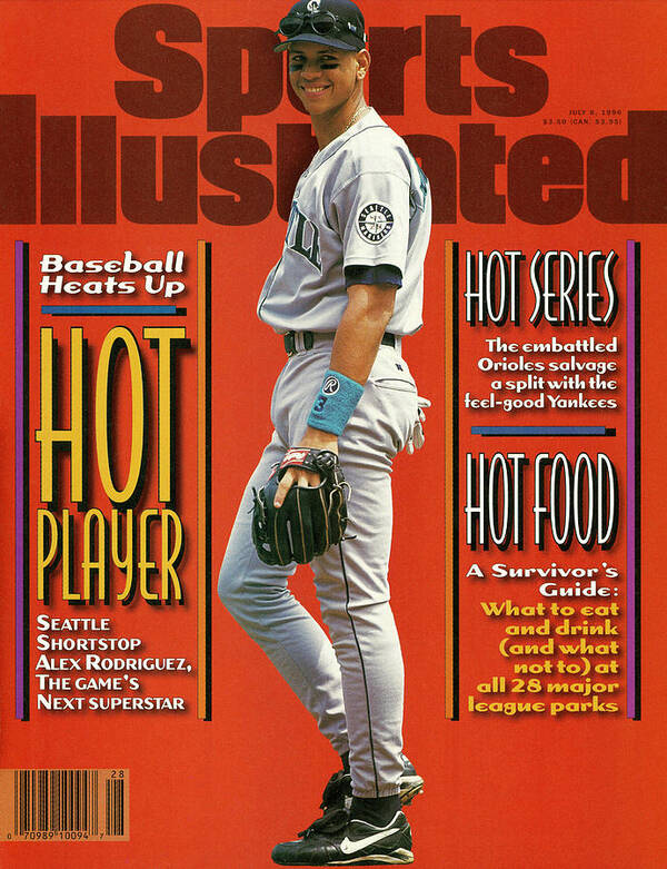 Magazine Cover Poster featuring the photograph Seattle Mariners Alex Rodriguez... Sports Illustrated Cover by Sports Illustrated