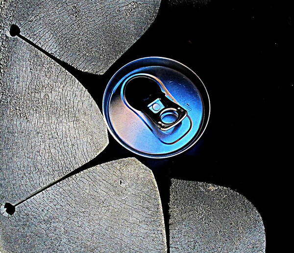 Recycling Poster featuring the photograph Recycled Can In A Recycle Bin by John King I I I
