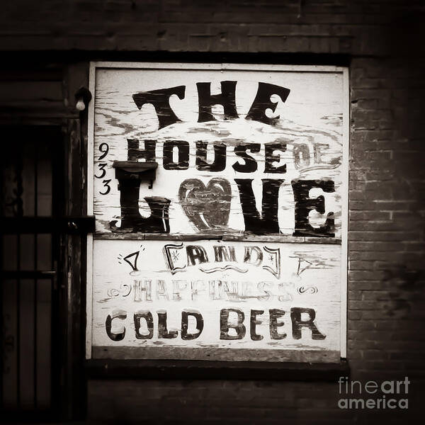 Memphis Poster featuring the photograph House of Love Memphis Tennessee by T Lowry Wilson