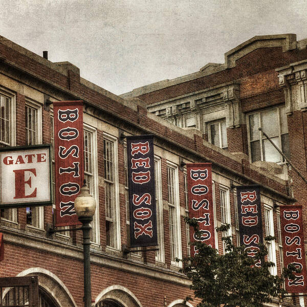 Red Sox Poster featuring the photograph Vintage Red Sox - Fenway Park by Joann Vitali