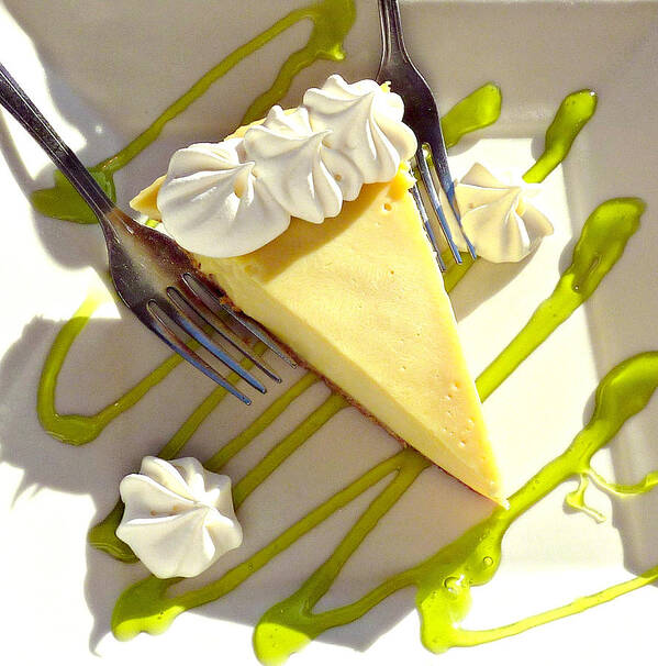 Pie Poster featuring the photograph Key Lime Pie by Jo Sheehan