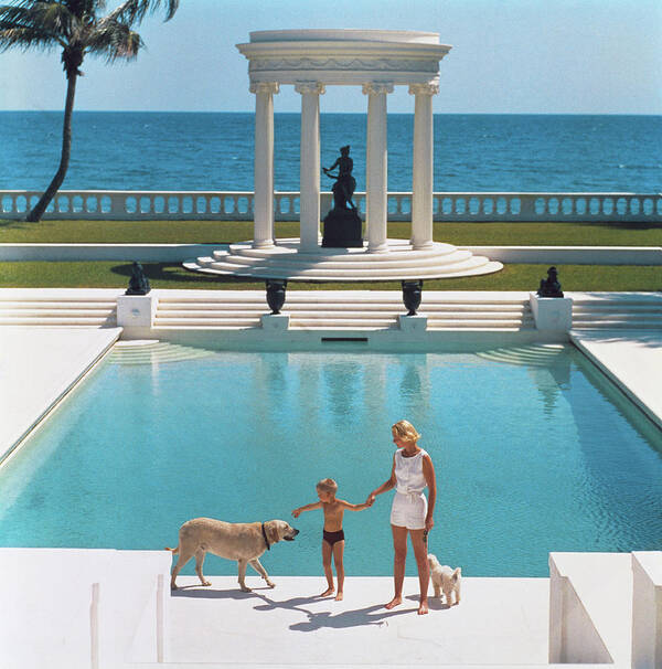 Summer Poster featuring the photograph Nice Pool by Slim Aarons