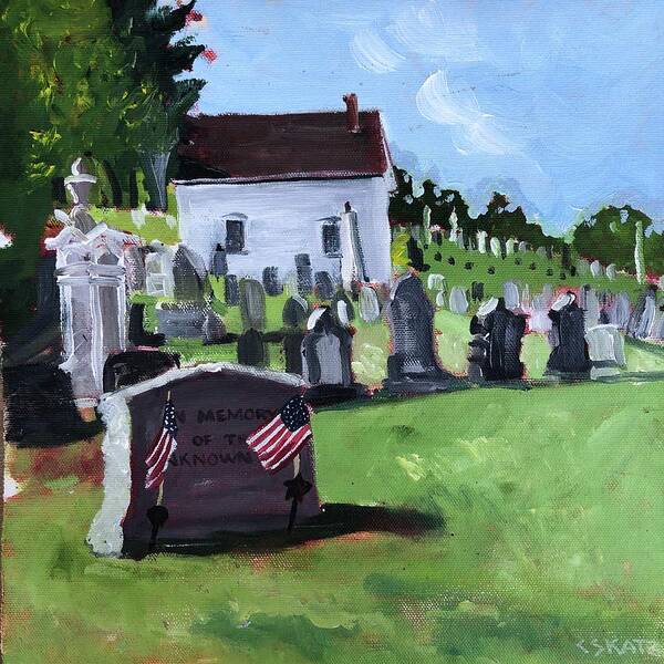 Unknown Soldier Poster featuring the painting Memorial Day by Cyndie Katz