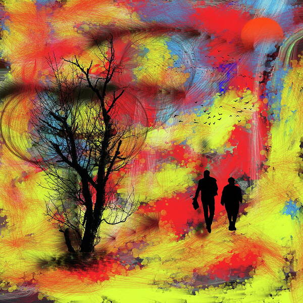 Advanced Art Photography Poster featuring the mixed media Passion For Colourful World Around Us by Aleksandrs Drozdovs