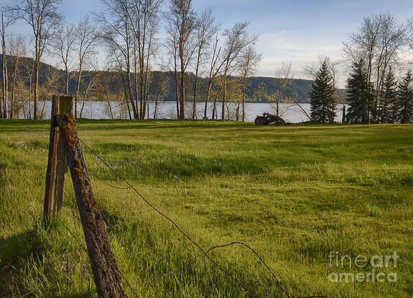 Coeur D'alene River Poster featuring the photograph Farm Scene #1 by Idaho Scenic Images Linda Lantzy