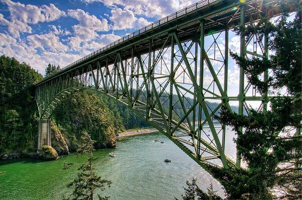 Deception Pass Poster featuring the photograph Deception Pass #1 by Spencer McDonald