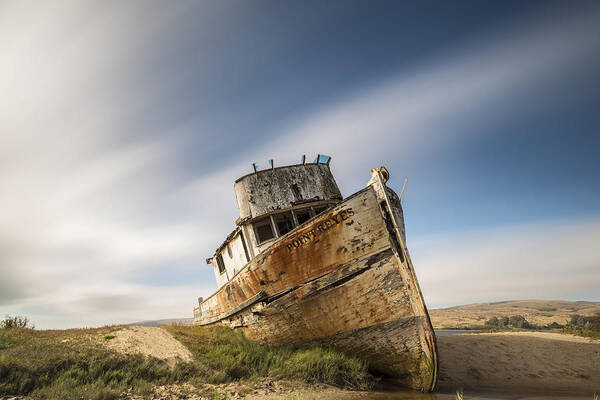California Poster featuring the photograph Point Reyes Shipwreck #1 by Lee Harland