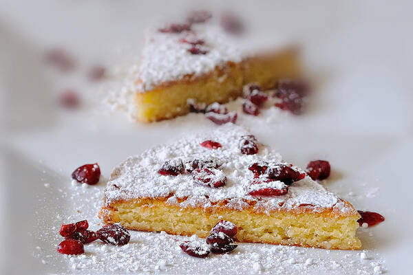 Tarta De Santiago Poster featuring the photograph Almond Cake by Carol Eade