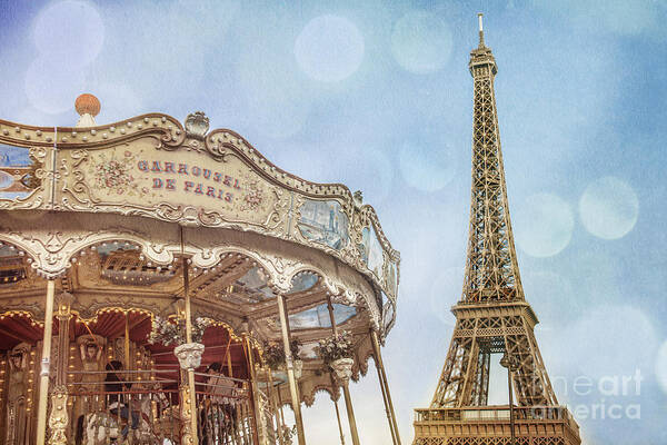 Carrousel Poster featuring the photograph Carrousel De Paris by Stacey Granger