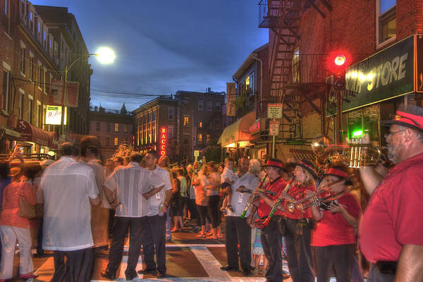 North End Poster featuring the photograph Feast of Saint Anthony - Boston North End by Joann Vitali