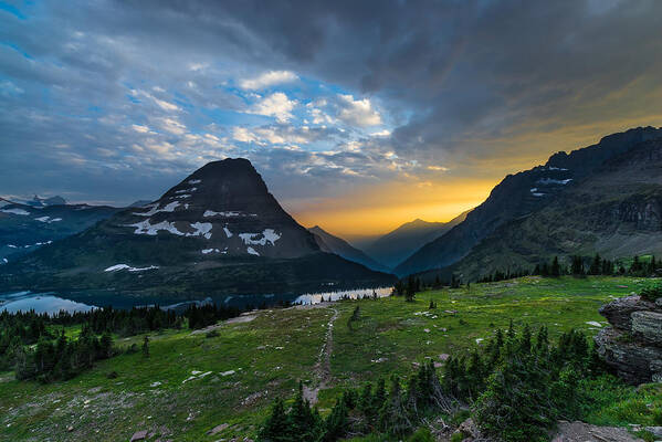 Glacier Poster featuring the photograph Glacier National Park 3 by Larry Marshall