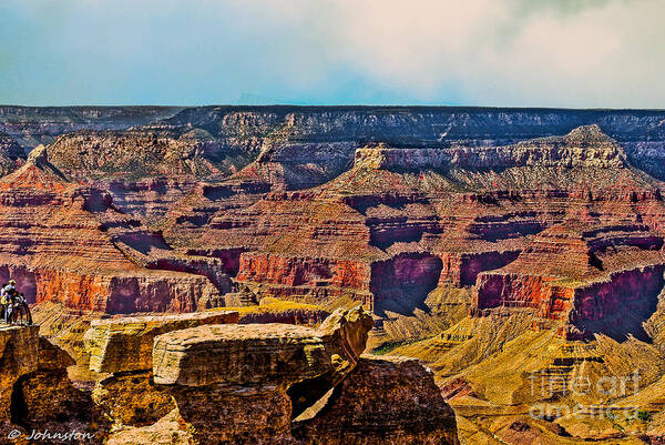 Grand Canyon Mather Viewpoint Poster featuring the photograph Grand Canyon Mather Viewpoint by Bob and Nadine Johnston