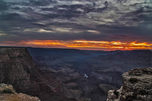 South Rim Poster featuring the photograph Grand Canyon South Rim by Pam DeCamp