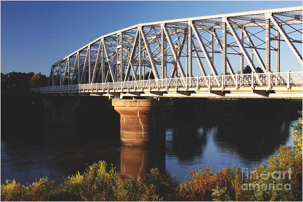 Greenwood Poster featuring the photograph Greenwood Bridge at Sunset by Shanna Vincent