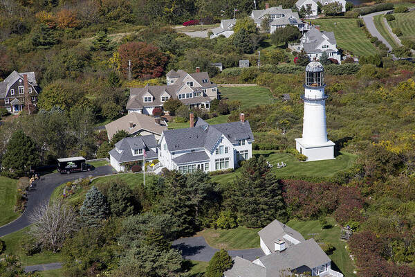 America Poster featuring the photograph Two Lights, Cape Elizabeth by Dave Cleaveland