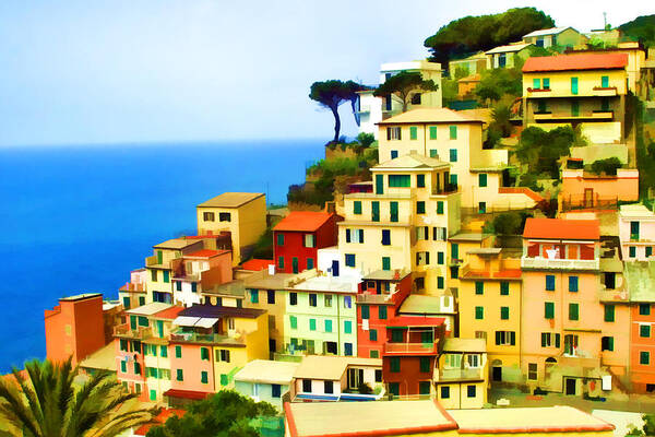 Italy Poster featuring the photograph Cinque Terre #1 by Dawn Nicoli